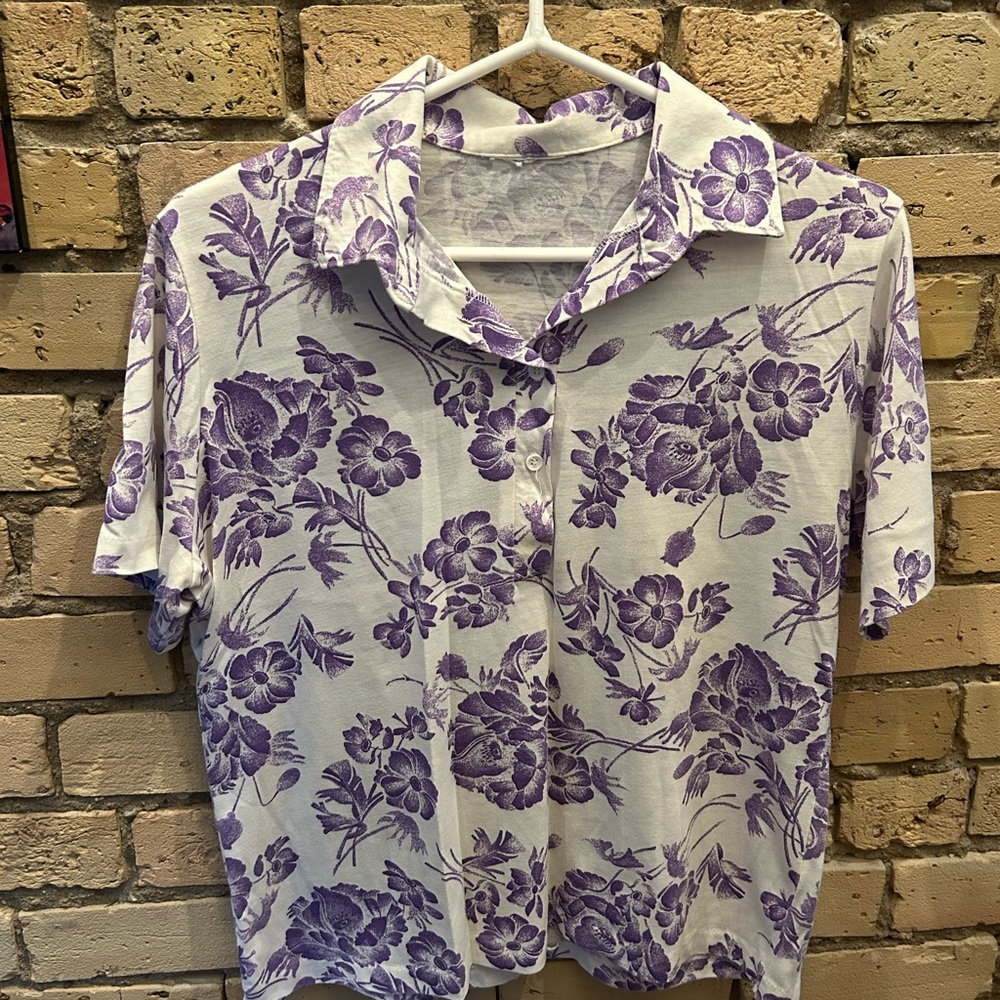 Floral Purple Women's Top